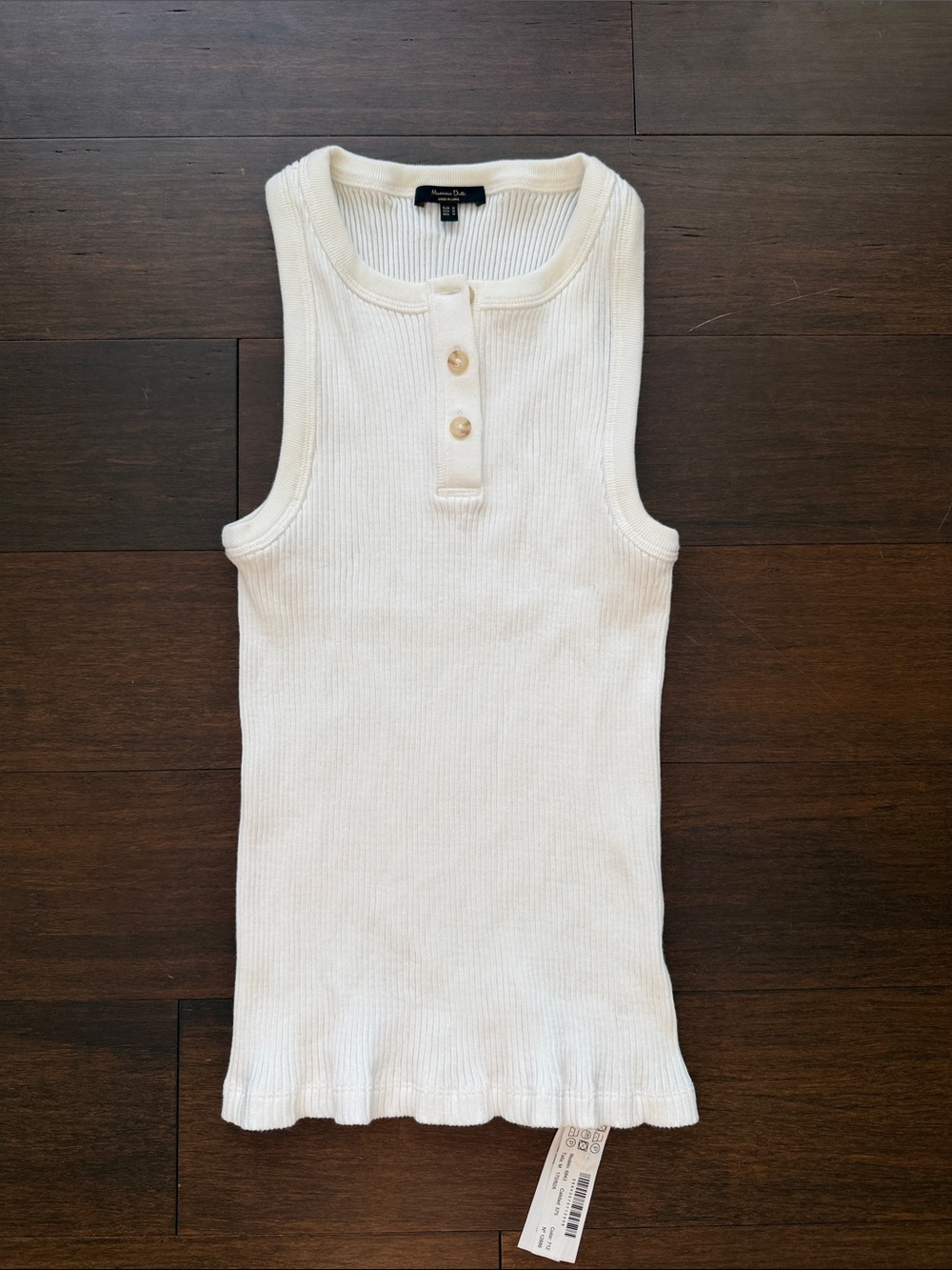 Massimo Dutti Ribbed Tank top